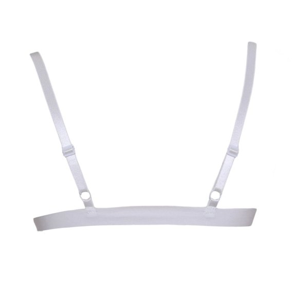 Sexy Floral Lace Cage Bralette White - Picture 11 of 15